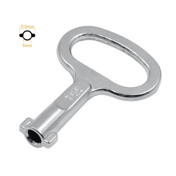 Universal Key Multifunction Wrench Metro Trains Key Lock Elevator Door Key Electric Cabinet Keys Single key - Image 5