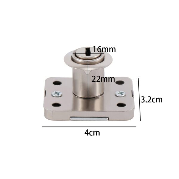Drawer Lock For Security Door Cabinet Cylinder Door Mailbox Drawer Cupboard Locker With 2 Keys Home Safety Tools - Image 4