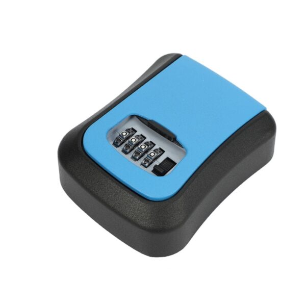 Key lock box wall-mounted plastic key safe weatherproof 4 combination key storage lock box for indoor and outdoor use - Image 8