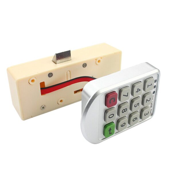 Smart digital password drawer lock cabinet door lock wardrobe lock electronic door lock free wiring - Image 2