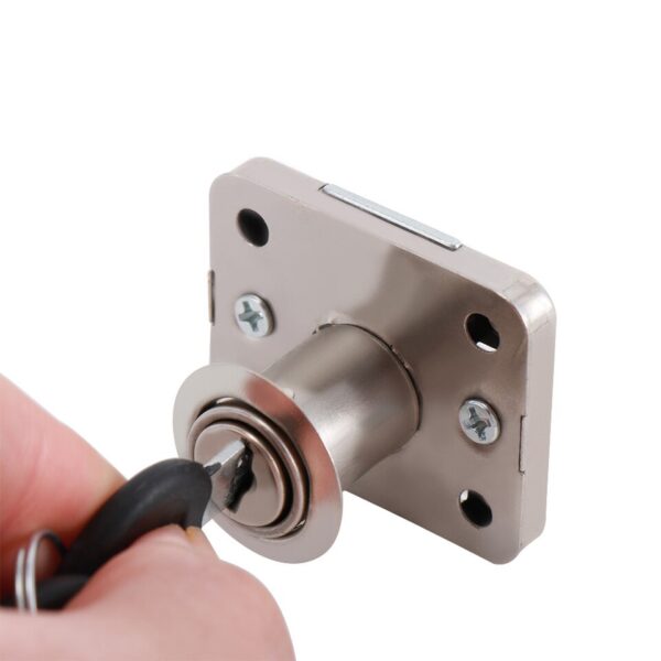 Drawer Lock For Security Door Cabinet Cylinder Door Mailbox Drawer Cupboard Locker With 2 Keys Home Safety Tools - Image 3