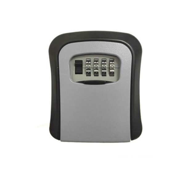 Key lock box wall-mounted plastic key safe weatherproof 4 combination key storage lock box for indoor and outdoor use - Image 4