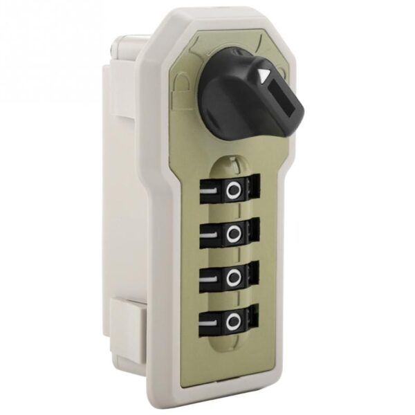 4 Dial Digit Combination Coded Lock ABS Security Cam Cabinet Lock Tool Box Drawer School Gym Locker Password Code Lock With Key