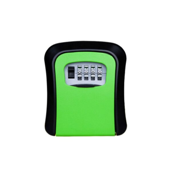 Key lock box wall-mounted plastic key safe weatherproof 4 combination key storage lock box for indoor and outdoor use - Image 6