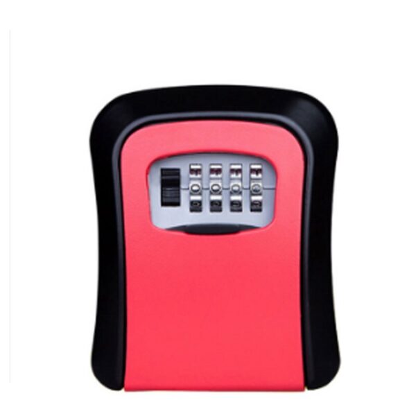 Key lock box wall-mounted plastic key safe weatherproof 4 combination key storage lock box for indoor and outdoor use - Image 7