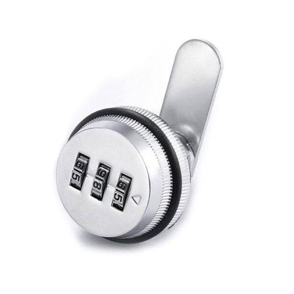 3-Digit Combination Mailbox Lock 7/8" Rotary Tongue Cam Lock for Cabinet Drawer - Image 4