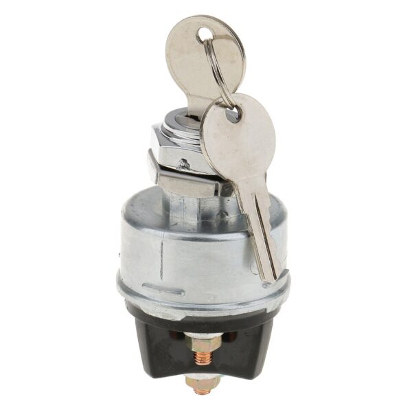 12 Volt Forklift Tractor Universal 3 Position Ignition Starter Keys Switch - Image 6