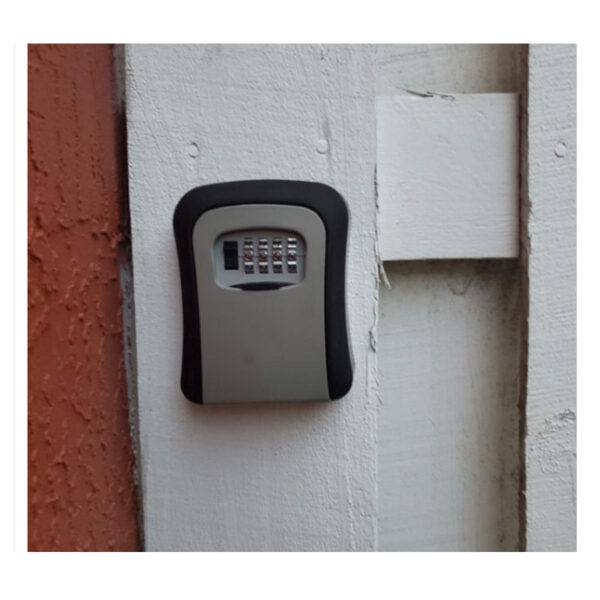 Key lock box wall-mounted plastic key safe weatherproof 4 combination key storage lock box for indoor and outdoor use - Image 3