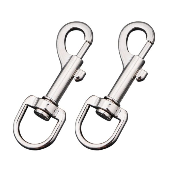 Eye Bolt Zinc Alloy Dog Rustproof Buckle Swivel Snap Hook Replacement Parts Hardware Single Ended Marine Pet Leashes Sports x 50pcs