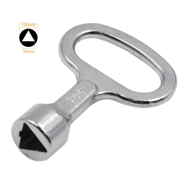 Universal Key Multifunction Wrench Metro Trains Key Lock Elevator Door Key Electric Cabinet Keys Single key - Image 2