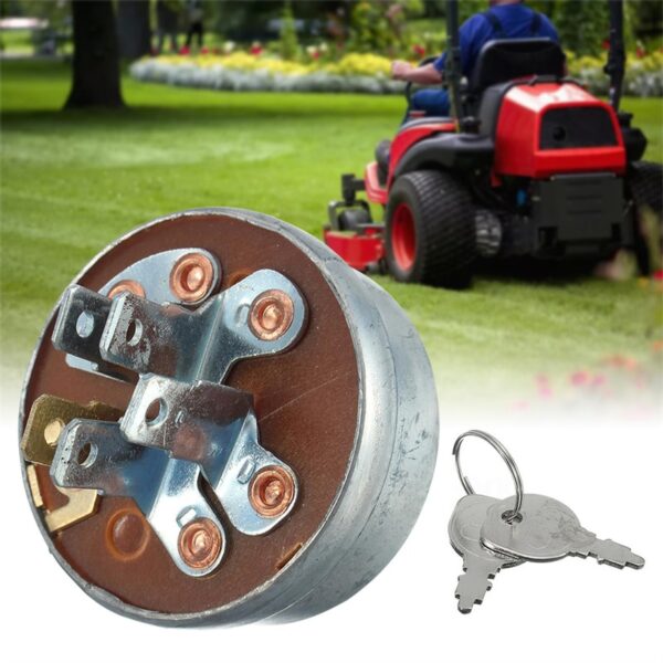 5 Pins Durable Ignition Starter Switch Tools Tractor Mower Use Lightweight With Key Portable Universal - Image 3