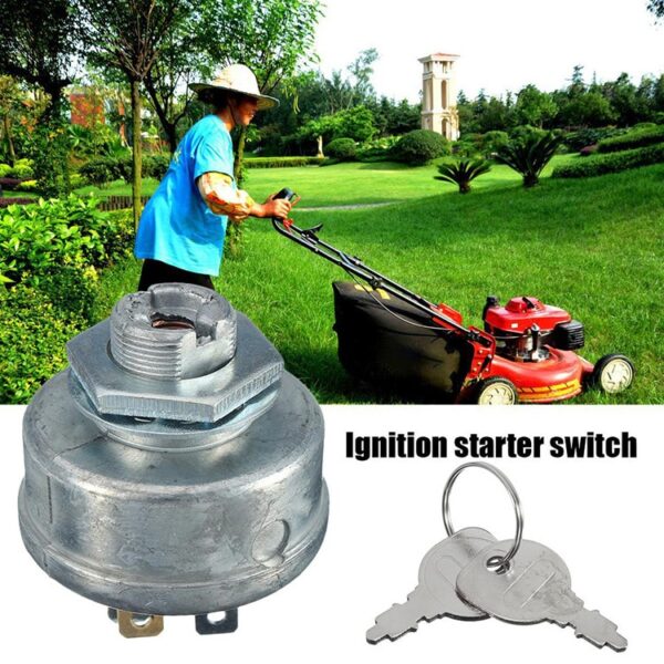 5 Pins Durable Ignition Starter Switch Tools Tractor Mower Use Lightweight With Key Portable Universal - Image 2