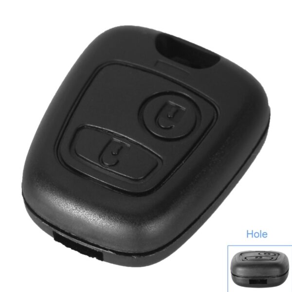 Remote Key Car Key Shell Fob Case Replacement Shell Cover For Citroen C1 C4 For Peugeot 107 207 307 407 206 306 406 - Image 2