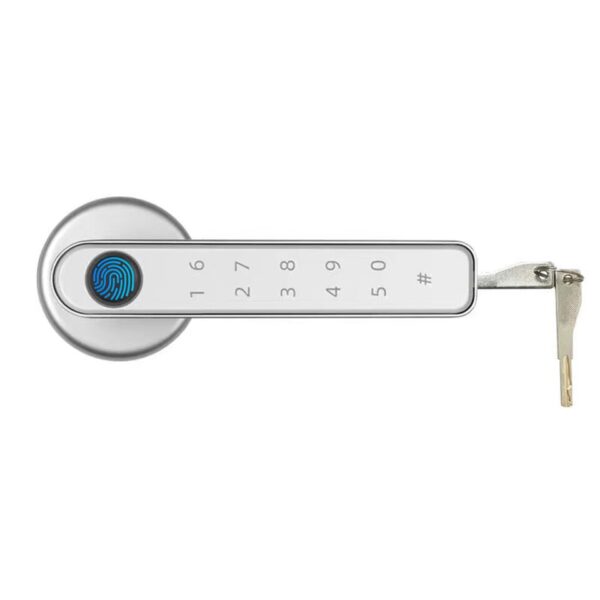 Tuya Fingerprint Smart Lock Bluetooth Keyless Door Handle Electronic Fingerprint Lever Handle Locks APP Control for Wooden Door - Image 6
