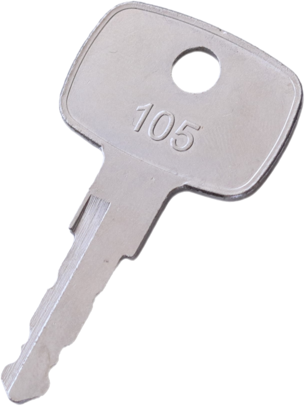 201 Forklift Ignition Key Replacement Excavator Starter Key Compatible with Atlas Compatible with Terex Wheel Loader Heavy Device Forklift Lift Truck #105 - Image 2