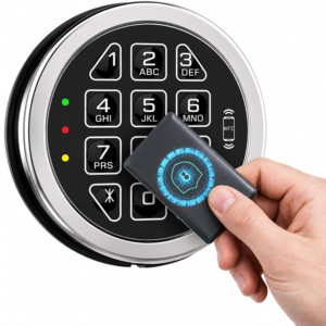 Smart NFC Mobile Control Gun Safe Lock with Solenoid Lock with 2 Cards